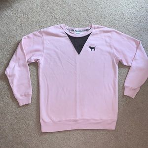 Pink crew neck